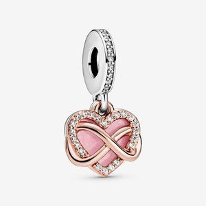 💉Pandora Sparkling Infinity Heart Charm